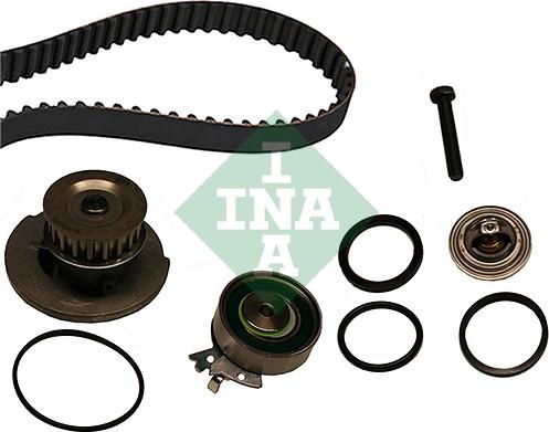 INA 530 0004 30 - Водяной насос + комплект зубчатого ремня parts5.com