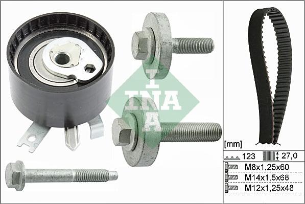 INA 530 0197 10 - Timing Belt Set parts5.com