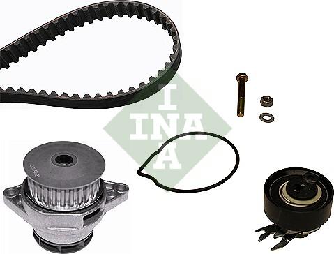 INA 530 0166 30 - Водяной насос + комплект зубчатого ремня parts5.com