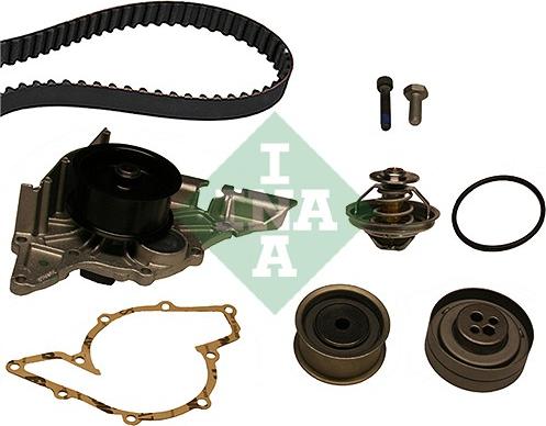 INA 530 0161 30 - Водяной насос + комплект зубчатого ремня parts5.com