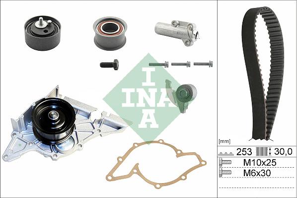 INA 530 0179 33 - Water Pump & Timing Belt Set parts5.com