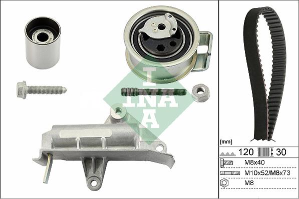 INA 530 0177 10 - Timing Belt Set parts5.com