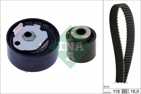 INA 530 0856 10 - Комплект ремня ГРМ parts5.com