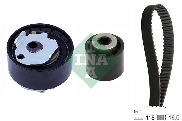 INA 530 0852 10 - Комплект ремня ГРМ parts5.com