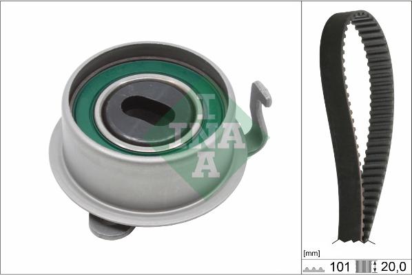 INA 530 0355 10 - Комплект ремня ГРМ parts5.com