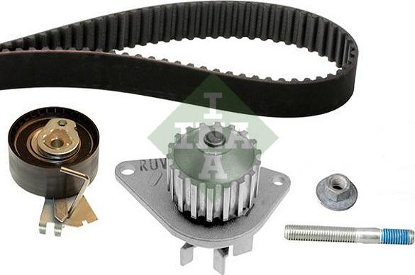 INA 530 0334 30 - Водяной насос + комплект зубчатого ремня parts5.com