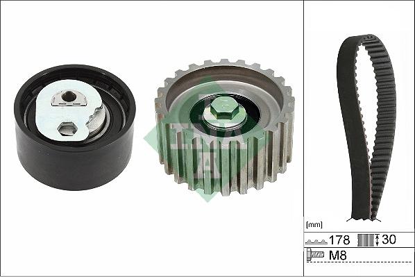 INA 530 0232 10 - Комплект ремня ГРМ parts5.com