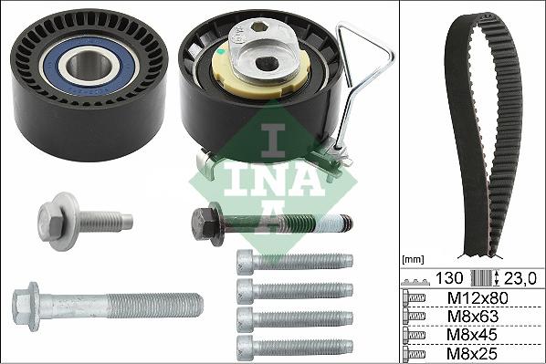 INA 530 0746 10 - Комплект ремня ГРМ parts5.com