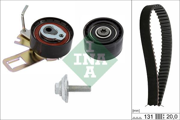 INA 530 0760 10 - Комплект ремня ГРМ parts5.com