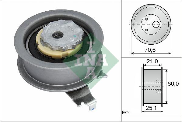 INA 531 0940 10 - Натяжной ролик, ремень ГРМ parts5.com