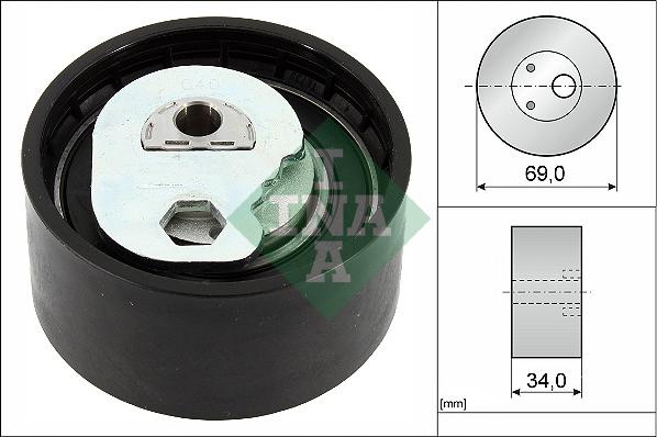 INA 531 0941 10 - Натяжной ролик, ремень ГРМ parts5.com