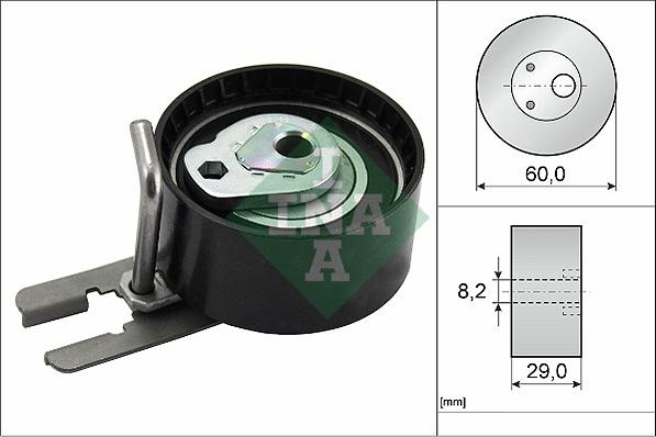 INA 531 0555 10 - Натяжной ролик, ремень ГРМ parts5.com