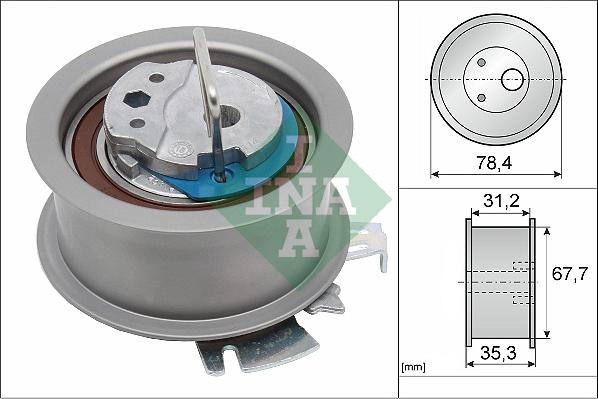 INA 531 0565 30 - Tensioner Pulley, timing belt parts5.com