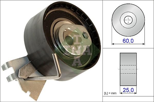 INA 531 0572 10 - Натяжной ролик, ремень ГРМ parts5.com