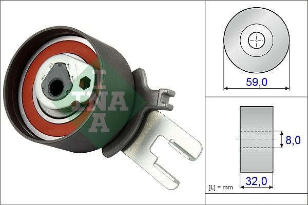 INA 531 0859 10 - Натяжной ролик, ремень ГРМ parts5.com