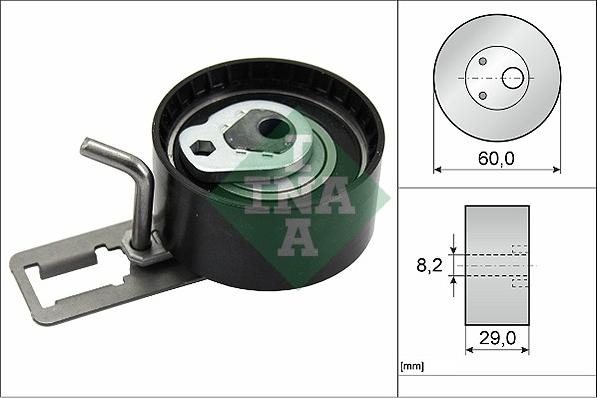 INA 531 0850 10 - Натяжной ролик, ремень ГРМ parts5.com