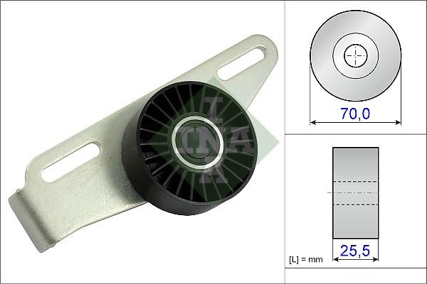 INA 531 0868 10 - Направляющий ролик, поликлиновый ремень parts5.com