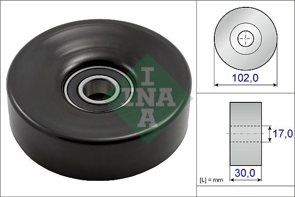 INA 531 0831 10 - Deflection / Guide Pulley, v-ribbed belt parts5.com