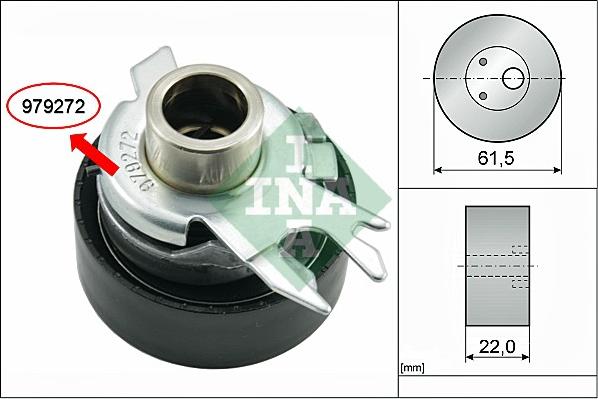 INA 531 0252 30 - Натяжной ролик, ремень ГРМ parts5.com