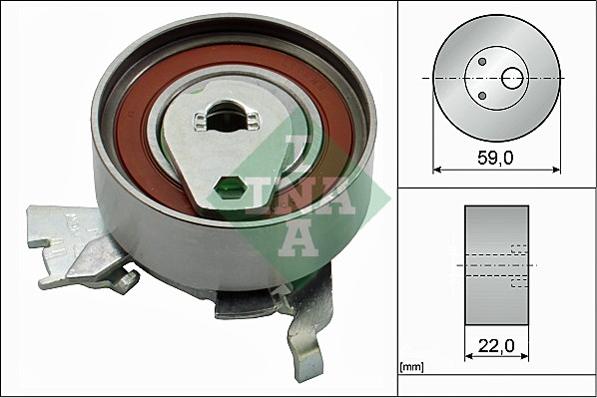 INA 531 0273 30 - Tensioner Pulley, timing belt parts5.com