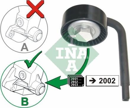 INA 531 0790 10 - Направляющий ролик, поликлиновый ремень parts5.com