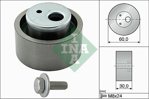 INA 531 0780 10 - Tensioner Pulley, timing belt parts5.com