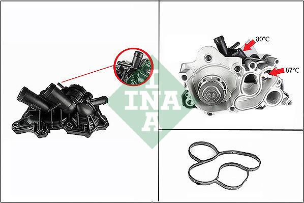 INA 538 0889 10 - Водяной насос parts5.com