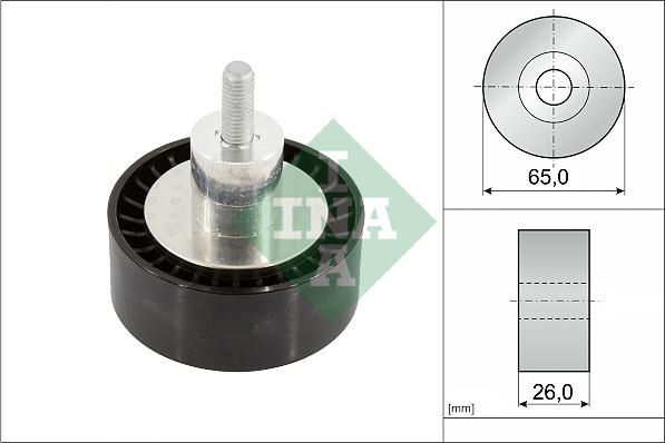 INA 532 0908 10 - Направляющий ролик, поликлиновый ремень parts5.com