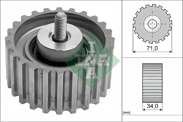 INA 532 0441 10 - Направляющий ролик, зубчатый ремень parts5.com