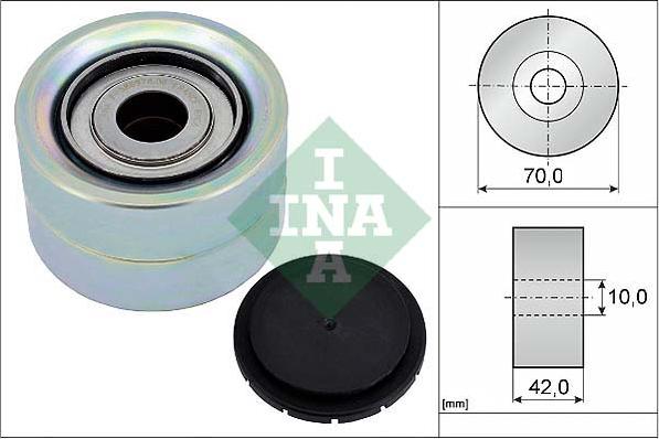 INA 532 0412 10 - Направляющий ролик, поликлиновый ремень parts5.com