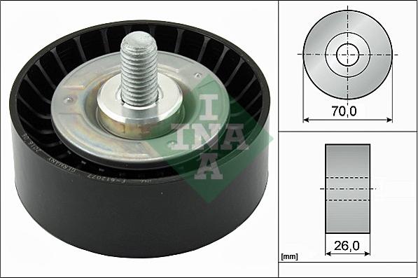 INA 532 0475 10 - Направляющий ролик, поликлиновый ремень parts5.com