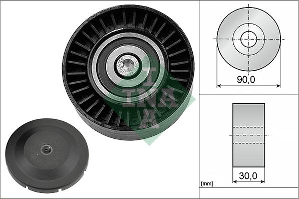 INA 532 0514 10 - Направляющий ролик, поликлиновый ремень parts5.com