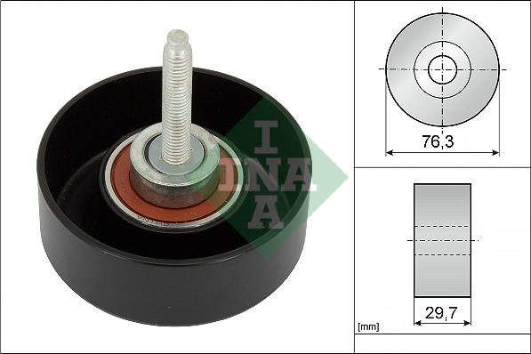 INA 532 0651 10 - Направляющий ролик, поликлиновый ремень parts5.com