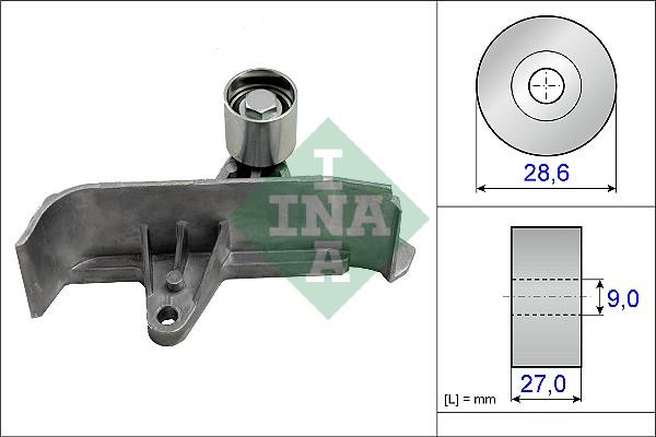 INA 532 0601 10 - Polea inversión / guía, correa distribución parts5.com