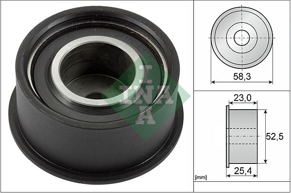 INA 532 0034 10 - Deflection / Guide Pulley, timing belt parts5.com