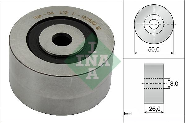 INA 532 0143 10 - Направляющий ролик, поликлиновый ремень parts5.com