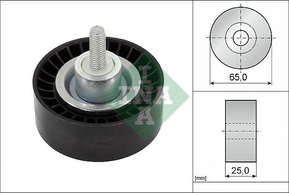 INA 532 0886 10 - Направляющий ролик, поликлиновый ремень parts5.com