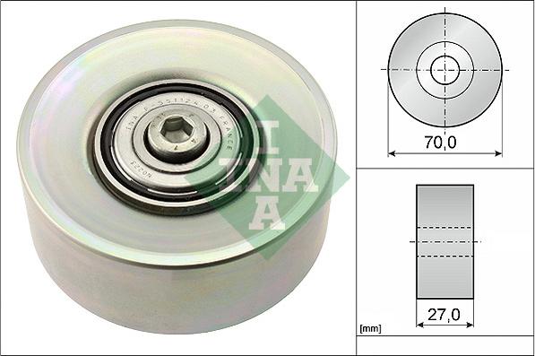 INA 532 0398 10 - Направляющий ролик, поликлиновый ремень parts5.com