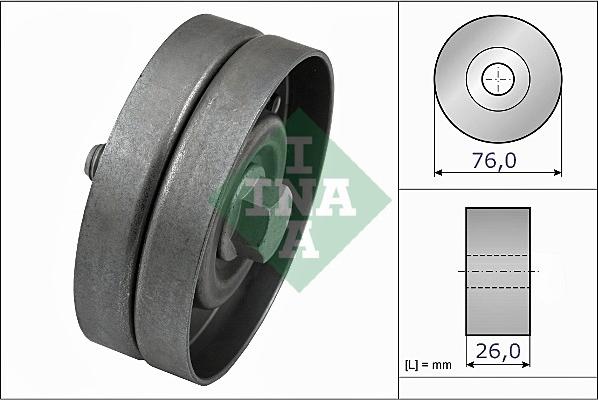 INA 532 0326 30 - Направляющий ролик, поликлиновый ремень parts5.com