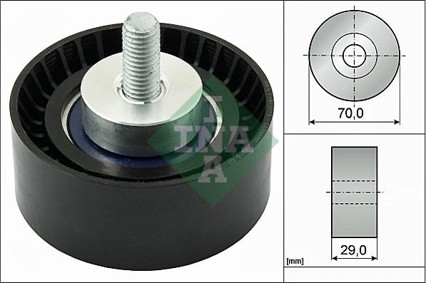 INA 532 0298 10 - Направляющий ролик, поликлиновый ремень parts5.com