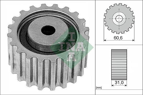 INA 532 0220 10 - Направляющий ролик, зубчатый ремень parts5.com