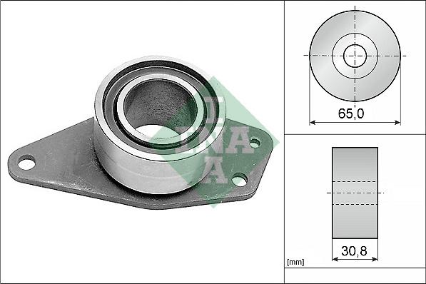 INA 532 0222 10 - Deflection / Guide Pulley, timing belt parts5.com