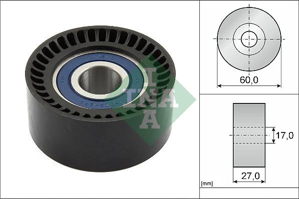 INA 532 0747 10 - Направляющий ролик, зубчатый ремень parts5.com