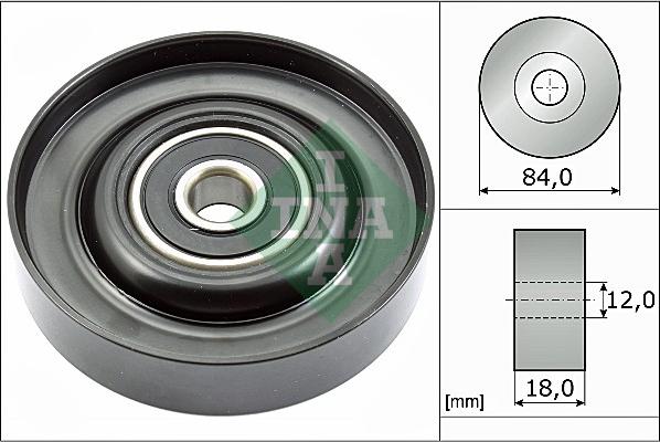 INA 532 0785 10 - Направляющий ролик, поликлиновый ремень parts5.com