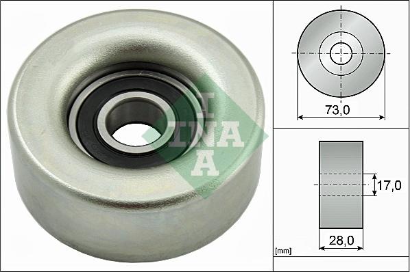 INA 532 0783 10 - Направляющий ролик, поликлиновый ремень parts5.com