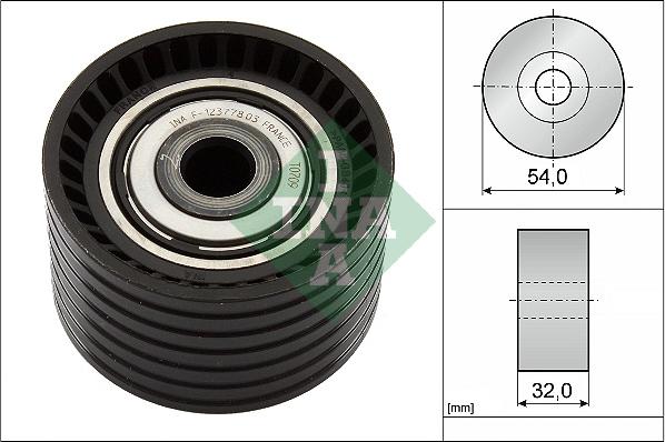 INA 532 0774 10 - Deflection / Guide Pulley, timing belt parts5.com