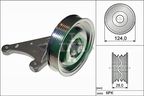 INA 532 0773 10 - Направляющий ролик, поликлиновый ремень parts5.com