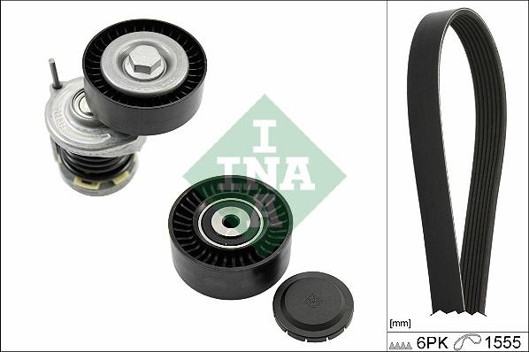 INA 529 0535 10 - V-Ribbed Belt Set parts5.com