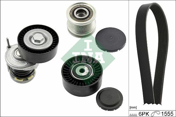 INA 529 0535 20 - V-Ribbed Belt Set parts5.com