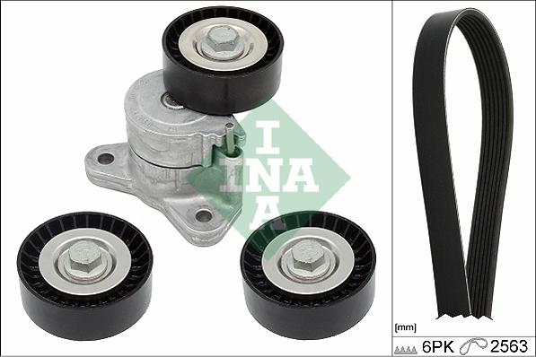 INA 529 0191 10 - V-Ribbed Belt Set parts5.com